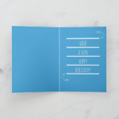 Tussen de regels door Happy Birthday Kaart (Binnen)