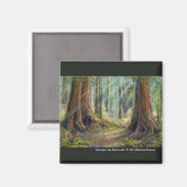 “Tussen de Reuzensequoia” Magneet (Voorkant / Achterkant)