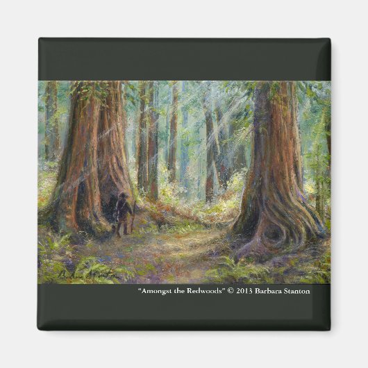 “Tussen de Reuzensequoia” Magneet (Voorkant)