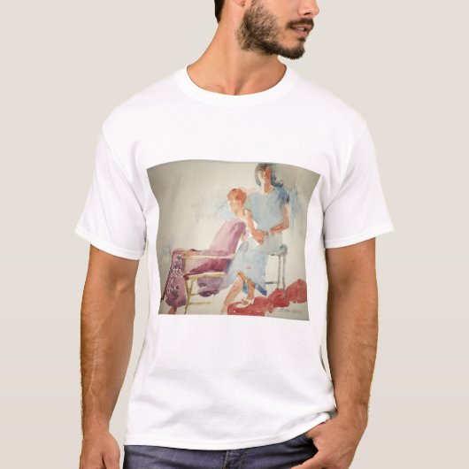 "Tussen de shots"  T-shirt (Voorkant)