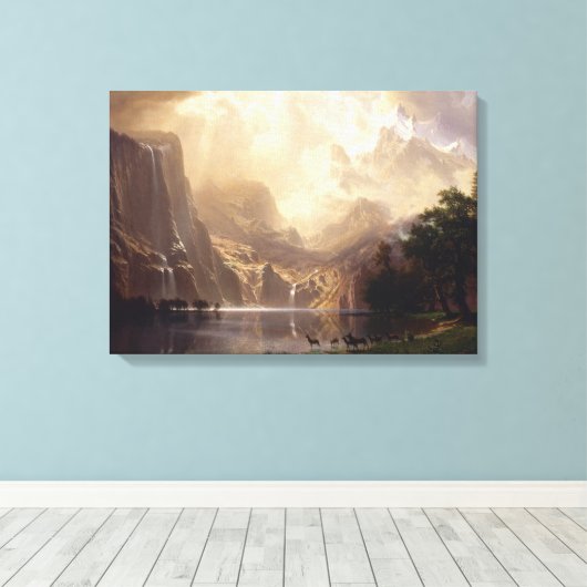 Tussen de Sierra Nevada Canvas Afdruk (Insitu (Houten vloer))