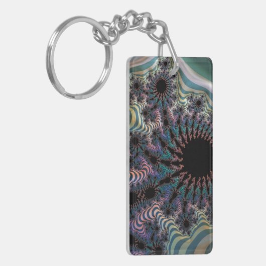 Tussen de sleutel van de Vormen Sleutelhanger (Voorkant Links)