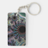 Tussen de sleutel van de Vormen Sleutelhanger (achterkant)