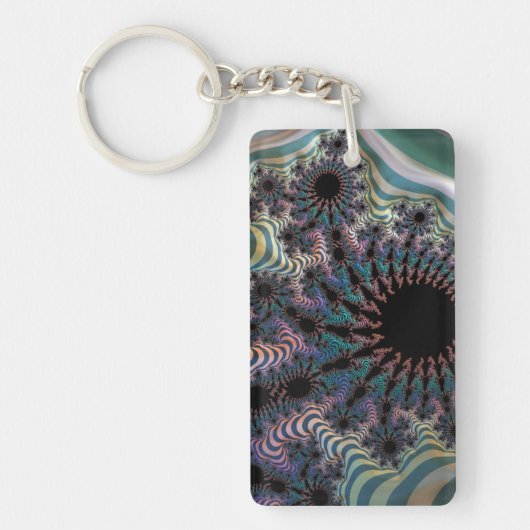 Tussen de sleutel van de Vormen Sleutelhanger (Voorkant)