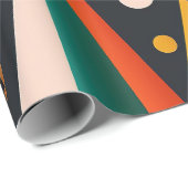 Tussen-de-tijd Abstract Geometrisch Inpakpapier (Rol Hoek)
