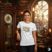 Tussen De Tijd Steampunk Between Time Clockwork T-shirt