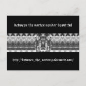 tussen de vortexleverancier mooi briefkaart (Voorkant)