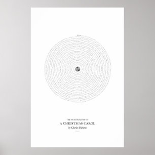 Tussen de woorden: een kerstkarol poster