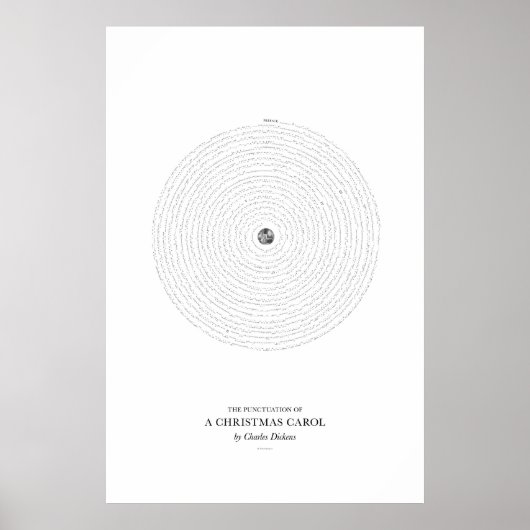 Tussen de woorden: een kerstlied poster (Voorkant)