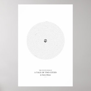 Tussen de woorden: een tabel van twee steden poster