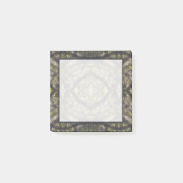 Tussen donker geel abstract aquarel kunst post-it® notes