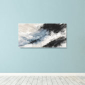 Tussen Drift en Besluit Canvas Afdruk (Insitu (Houten vloer))