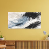Tussen Drift en Besluit Canvas Afdruk (Insitu (Woonkamer))
