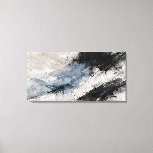 Tussen Drift en Besluit Canvas Afdruk (Voorkant)