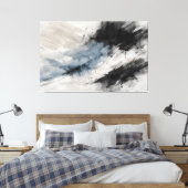 Tussen Drift en Besluit Canvas Afdruk (Insitu (Slaapkamer))