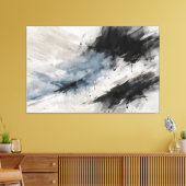 Tussen Drift en Besluit Canvas Afdruk (Insitu (Woonkamer))