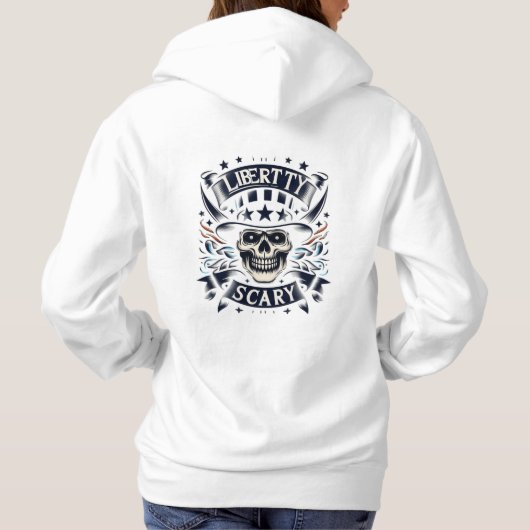 Tussen duisternis en licht hoodie (Achterkant)