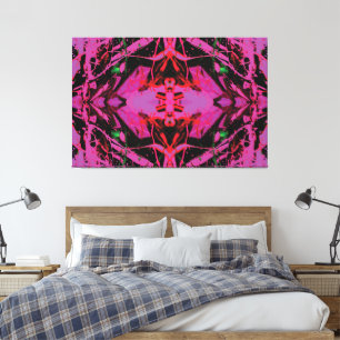 Tussen een Rock en een Hard Place 60x40 Canvas Afdruk