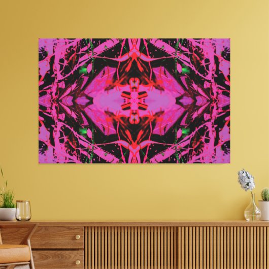 Tussen een Rock en een Hard Place 60x40 Canvas Afdruk (Insitu (Woonkamer))