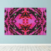 Tussen een Rock en een Hard Place 60x40 Canvas Afdruk (Insitu (Houten vloer))