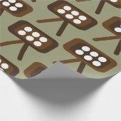 Tussen-euwse moderne decoratieve televisie cadeaupapier (Hoek)