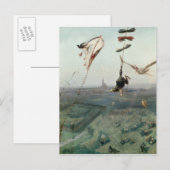 Tussen hemel en aarde, 1862 briefkaart (Voorkant / Achterkant)