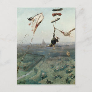 Tussen hemel en aarde, 1862 briefkaart