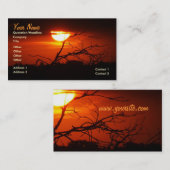 Tussen het Visitekaartje van de Zonnetijd (Voorkant / Achterkant)