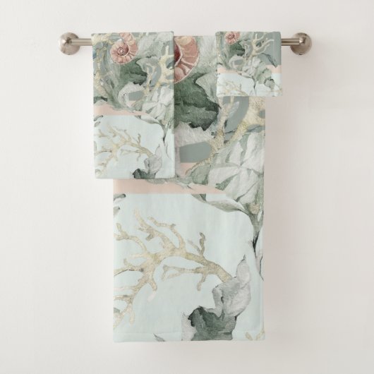 Tussen het zeewier bad handdoek (Insitu)