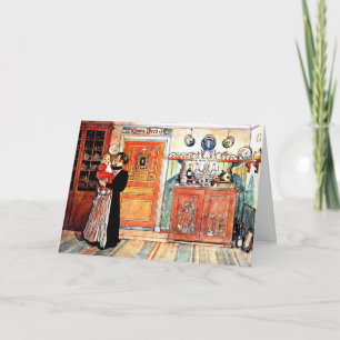 Tussen Kerstmis en New Aco, Carl Larsson art, Kaart