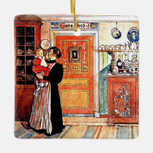 Tussen Kerstmis en New Aco, Keramisch Ornament (Voorkant)