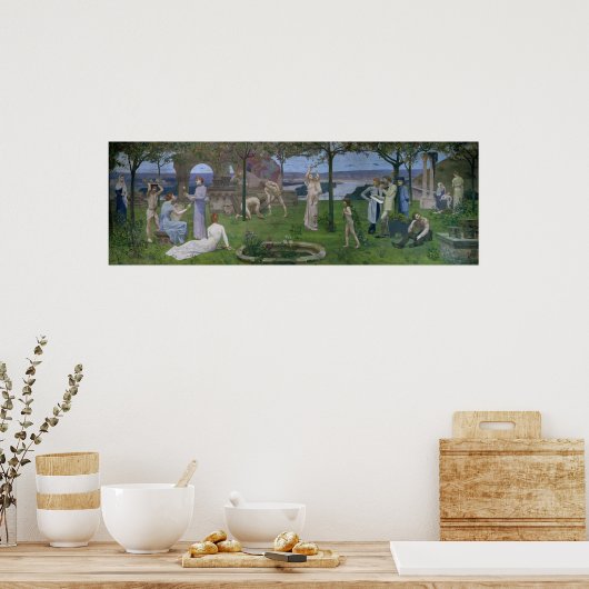 Tussen kunst en Natuur, 1890 Poster (Keuken)