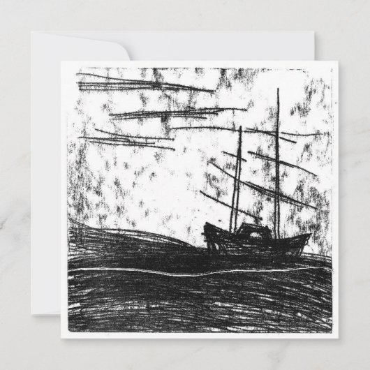 Tussen Kusten Monorprint Kaart (Voorkant)