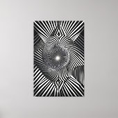 Tussen Lijnen en Dimensies Canvas Afdruk (Voorkant)