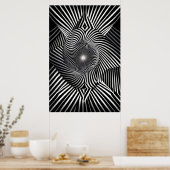 Tussen lijnen en dimensies poster (Keuken)