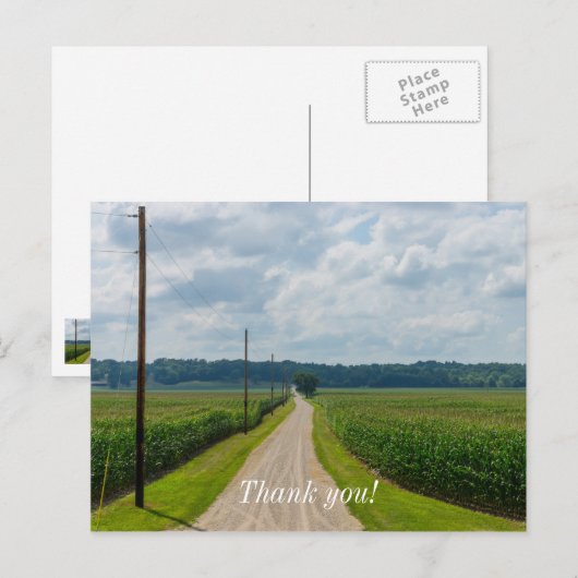 Tussen Maisvelden Briefkaart (Voorkant / Achterkant)