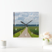 Tussen maïsvelden wandklok (Huis)