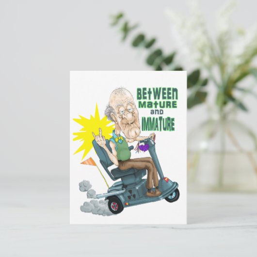 Tussen Matuur en Imature Briefkaart (Staand voorkant)