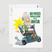 Tussen Matuur en Imature Briefkaart (Voorkant / Achterkant)