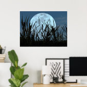 Tussen Moon en Marsh Poster (Thuiskantoor)