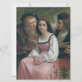 Tussen rijkdom en liefde (door Bouguereau) Kaart (Voorkant)