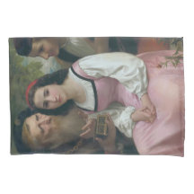 Tussen rijkdom en liefde (door Bouguereau)