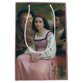Tussen rijkdom en liefde (door Bouguereau) Medium Cadeauzakje