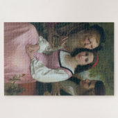 Tussen Rijken en Liefde (door Bouguereau) Legpuzzel (Horizontaal)