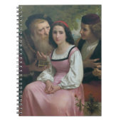 Tussen Rijken en Liefde (door Bouguereau) Notitieboek (Voorkant)