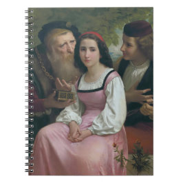 Tussen Rijken en Liefde (door Bouguereau) Notitieboek