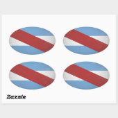 Tussen Rivieren Ovale Sticker (Vel)