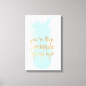 Tussen Rood I Canvas Afdruk (Voorkant)