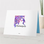 Tussen rots en hemel, klimmer 18th Birthday-kaart Kaart (Achterkant)