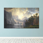 Tussen Sierra Nevada Californië berglandschap Canvas Afdruk (Insitu (Houten vloer))